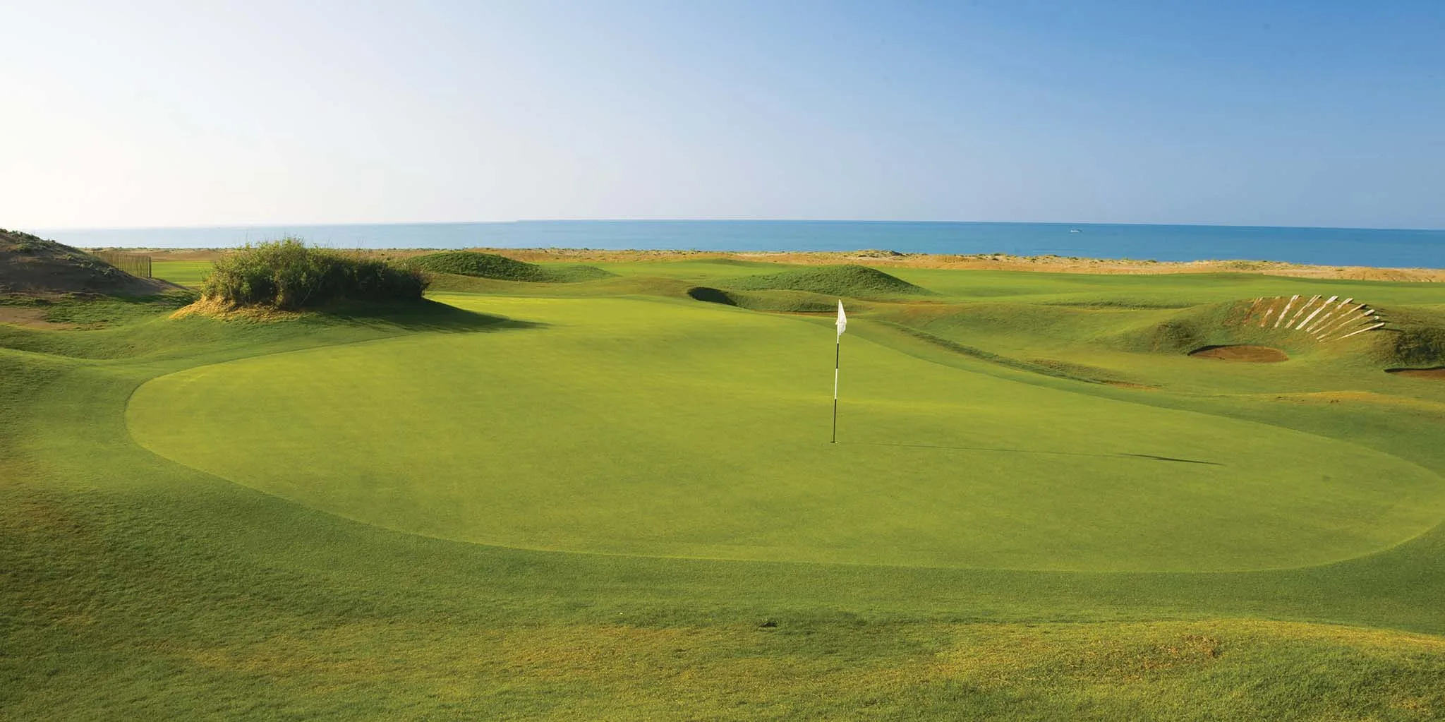 Coastal green at Lykia Links Golf Club