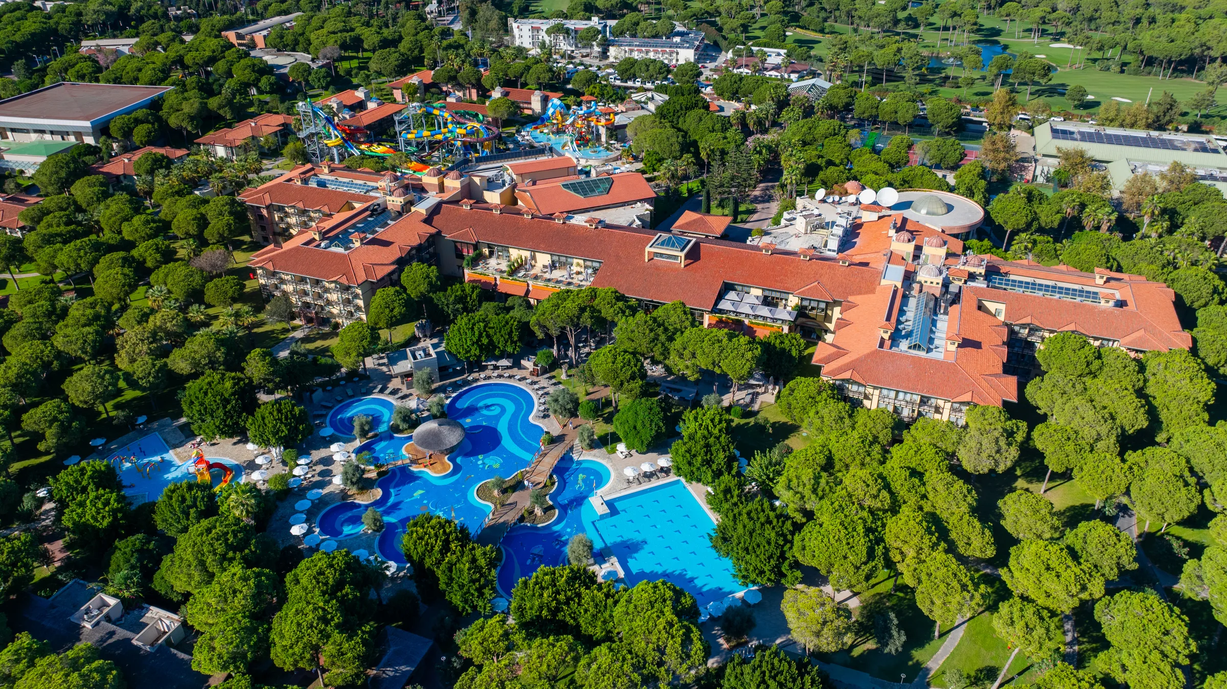 Aerial view of Gloria Golf Resort