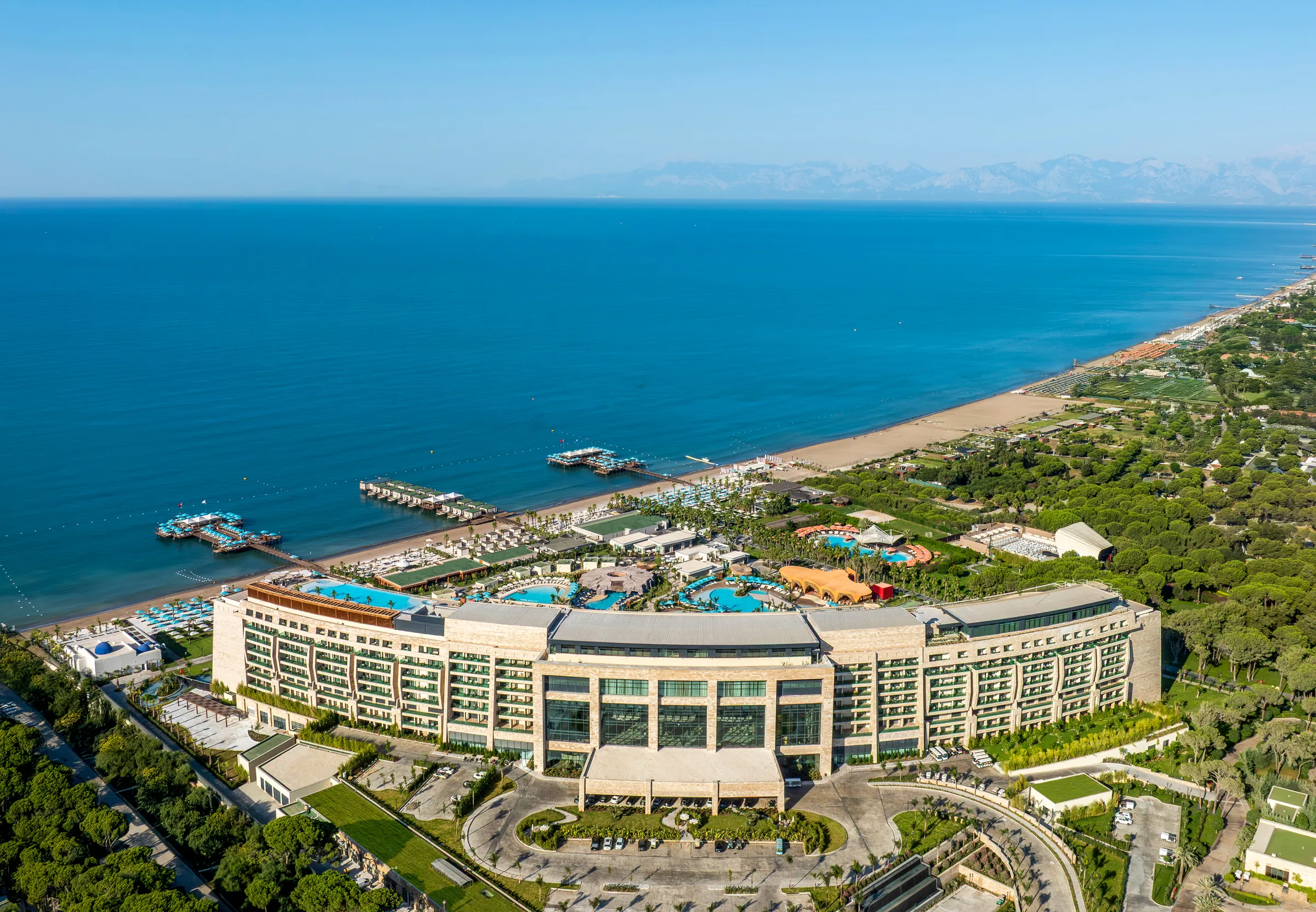 Aerial exterior view of Regnum The Crown