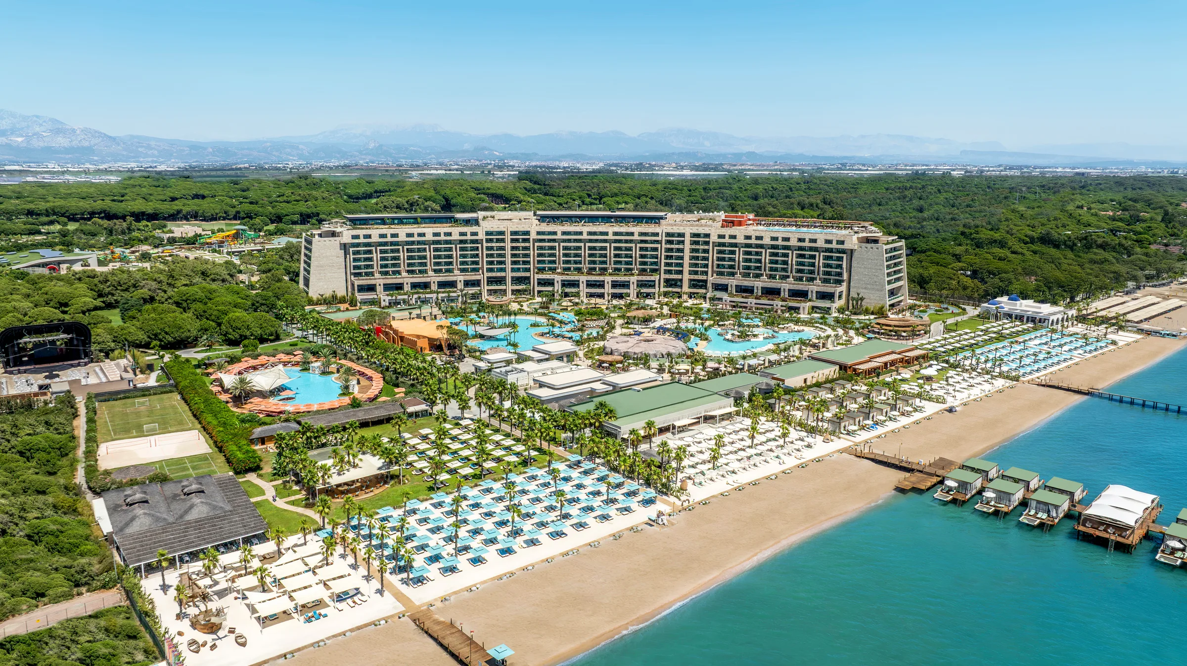 Regnum The Crown resort grounds beside the coast